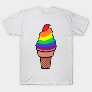 Pride Ice-Cream - Rainbow T-Shirt